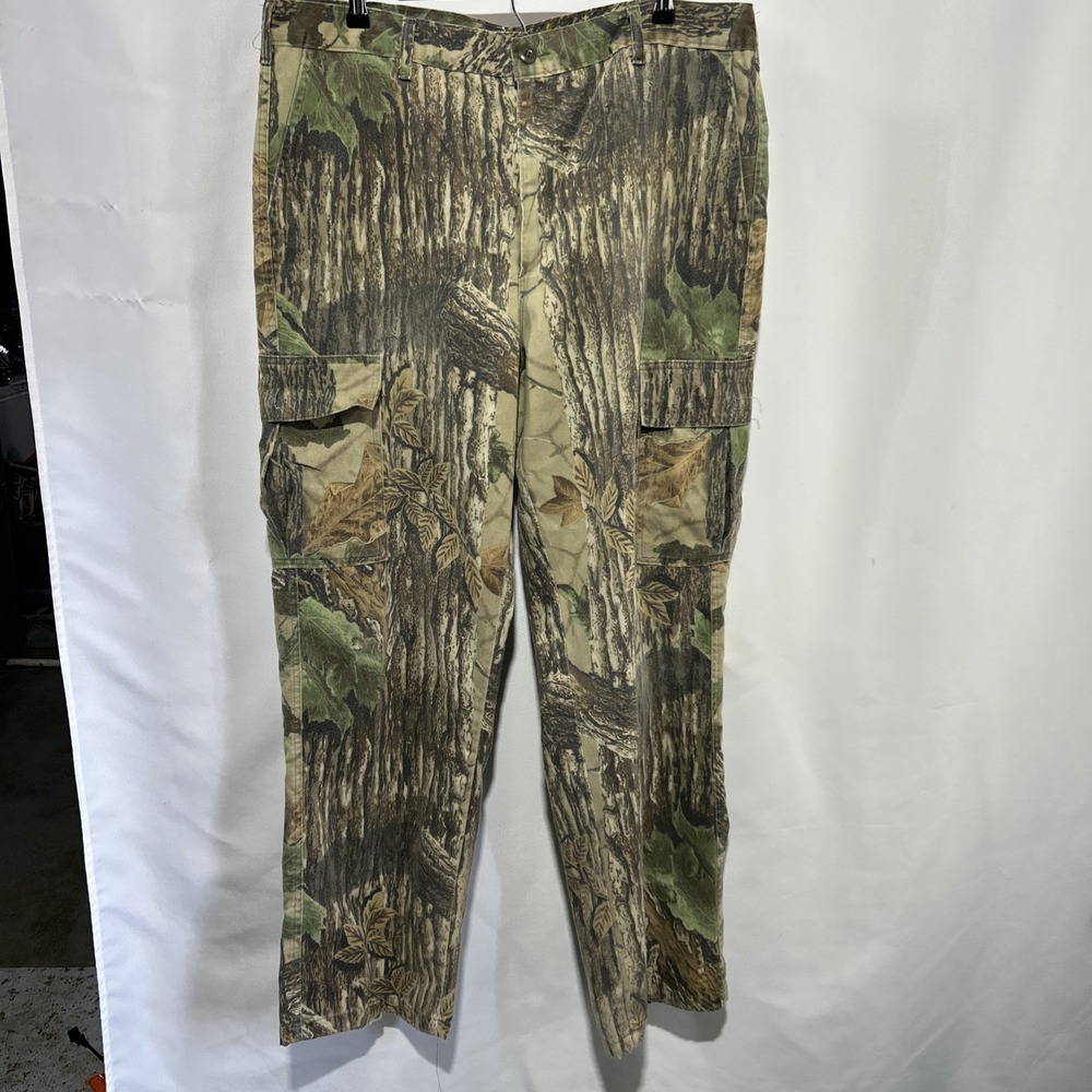 Vintage Classics by Ranger Camo Cargo Pants Mens XL Hunting USA Realtree 38x32